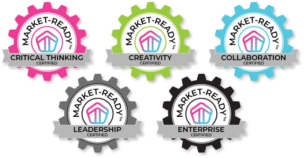 5 certification badges